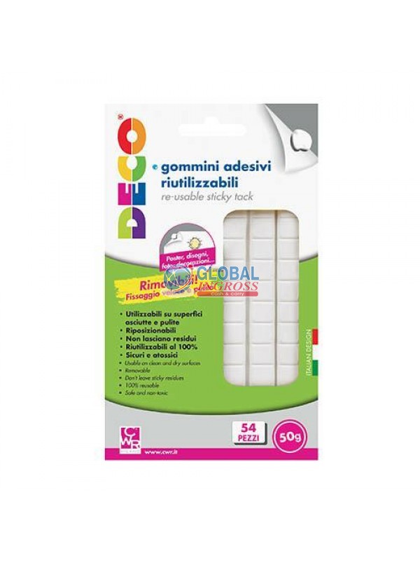 GOMMINI ADESIVI RIUTILIZZABILI