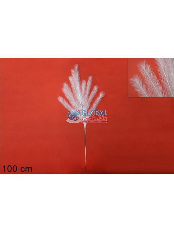 STELO RAMI EFFETTO PIUMA BIANCO 100cm
