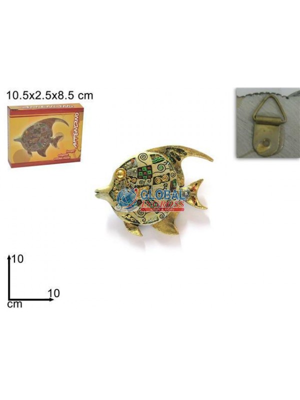 PESCE C/STRASS 10cm