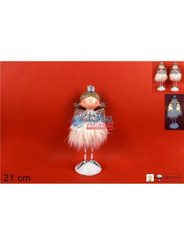 ANGELO SILVER 21cm C/PELLICCIA