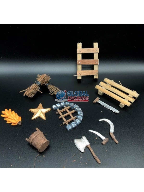 DECORAZIONE PRESEPE 11 PZ