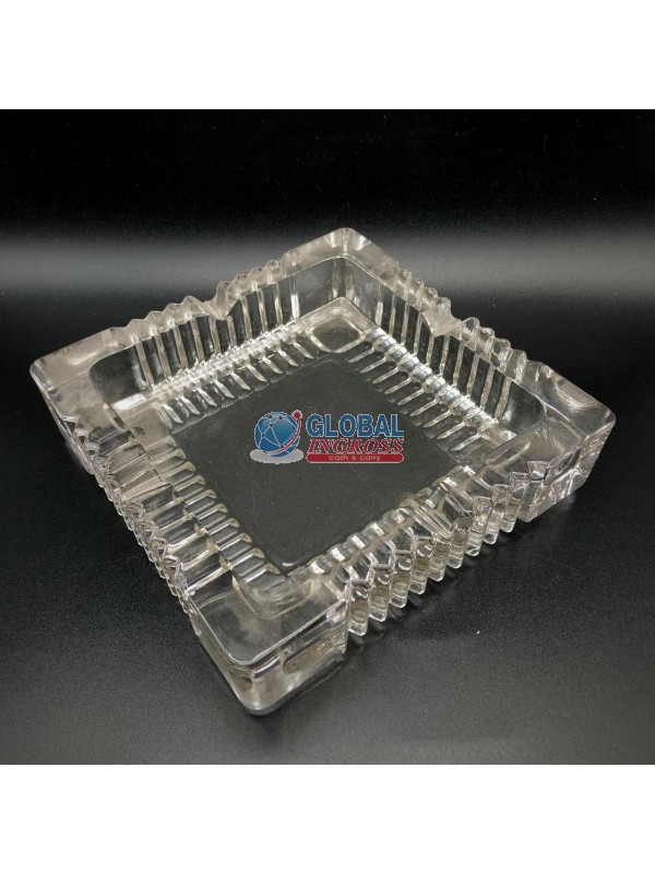 POSACENERE QUADRATO VETRO 17cm