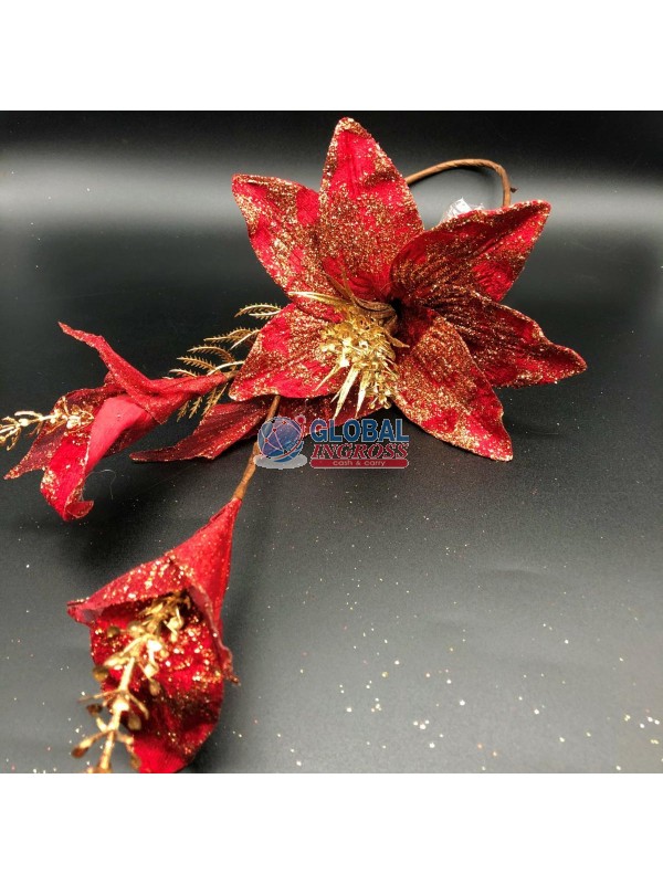 FIORE ROSSO/ORO STELO LUNGO