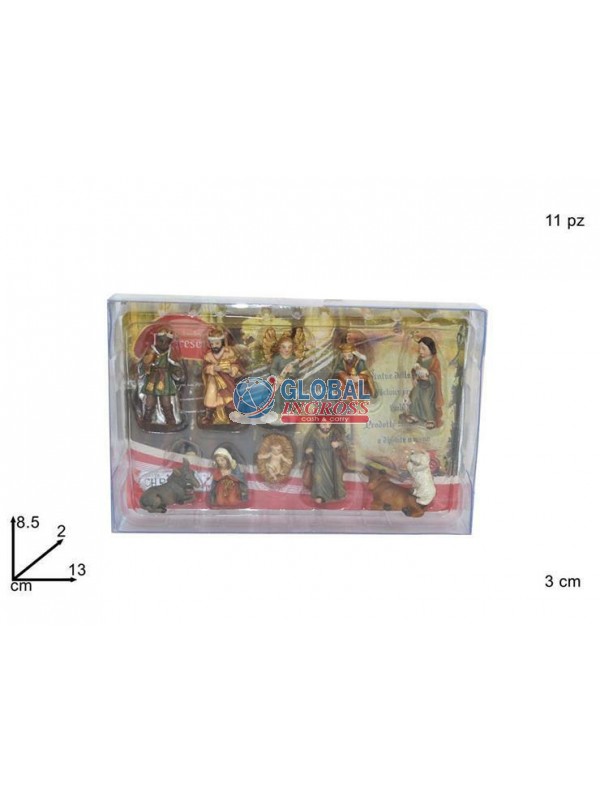 MINI NATIVITA' 11pz PVCBOX