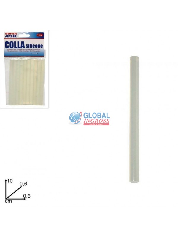 MINI BACCHETTE SILICONE10pz