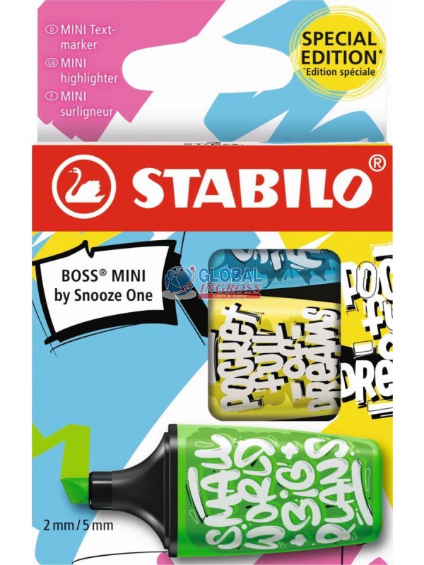 STABILO BOSS MINI 3pz by SNOOZE ONE ASS.61