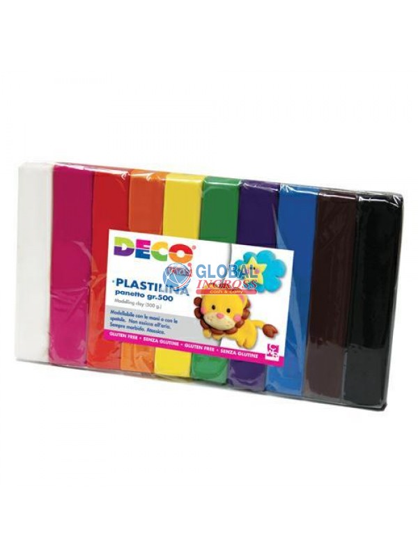 PLASTILINA 500gr COL.ASS.