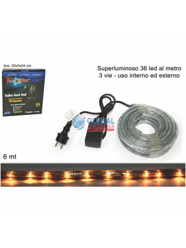 TUBO LED 6mt GIALLO.