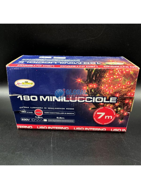 MINILUCCIOLE INTERNO 180 ROSSO