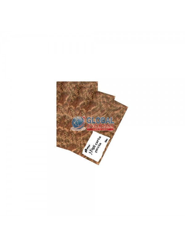 CARTA ROCCIA 3 FOGLI PIEGATI 70x100cm