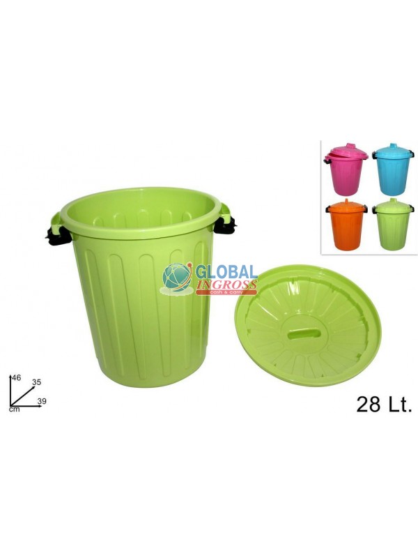 CESTINO C/COPERCHIO COLORATO