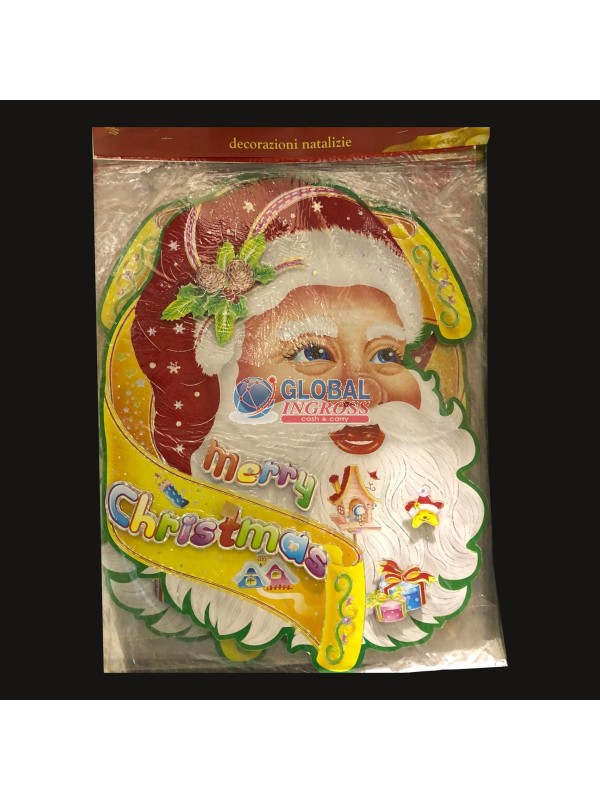 CARTONCINO VISO BABBO NATALE