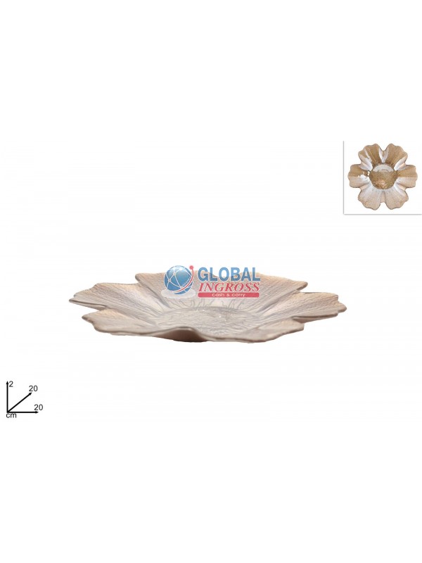 PIATTINO 20cm FIORE BEIGE