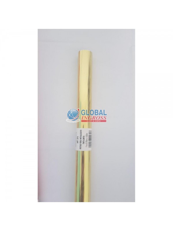 ROTOLO CARTA METAL ORO 70x150cm