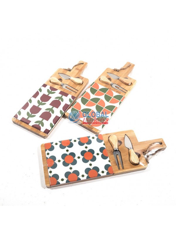 SET TAGLIERE C/2 UTENSILI ASS.