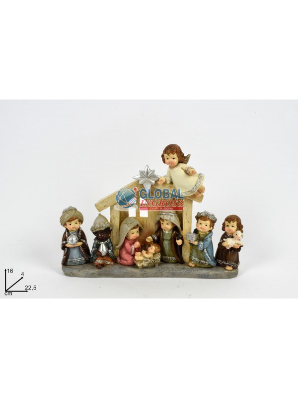 CAPANNA CERAMICA C/NATIVITA' 16cm