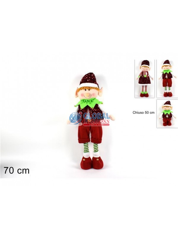 ELFO ESTENSIBILE 50-70cm C/PAILLETTES