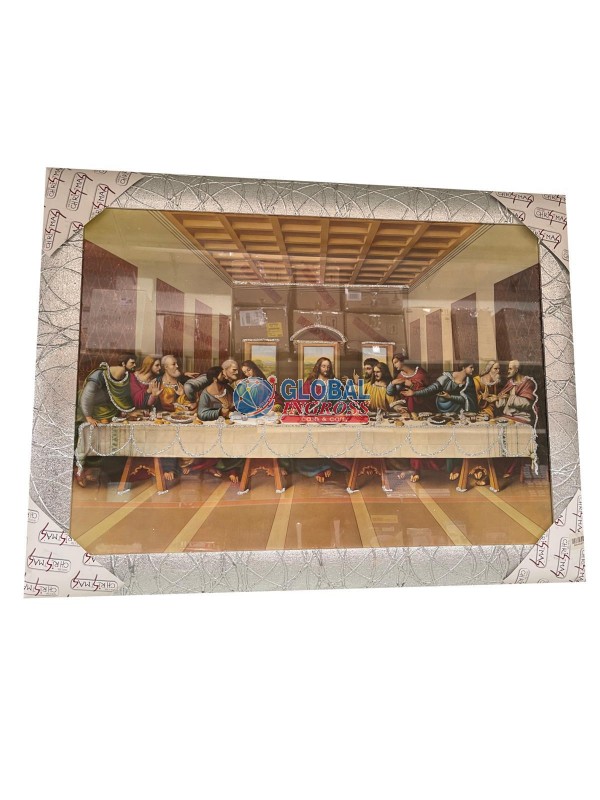 QUADRO 60x80 ULTIMA CENA ARGENTO