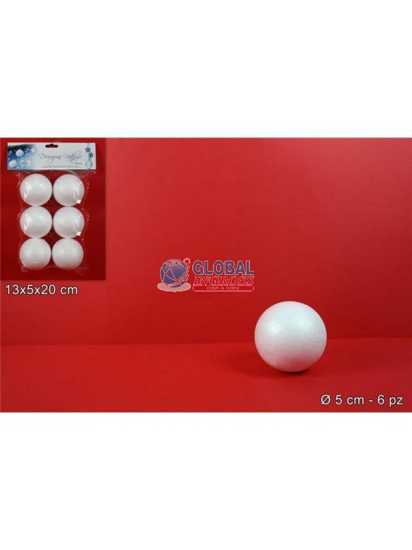 PALLA POLISTIROLO 5cm 6pz