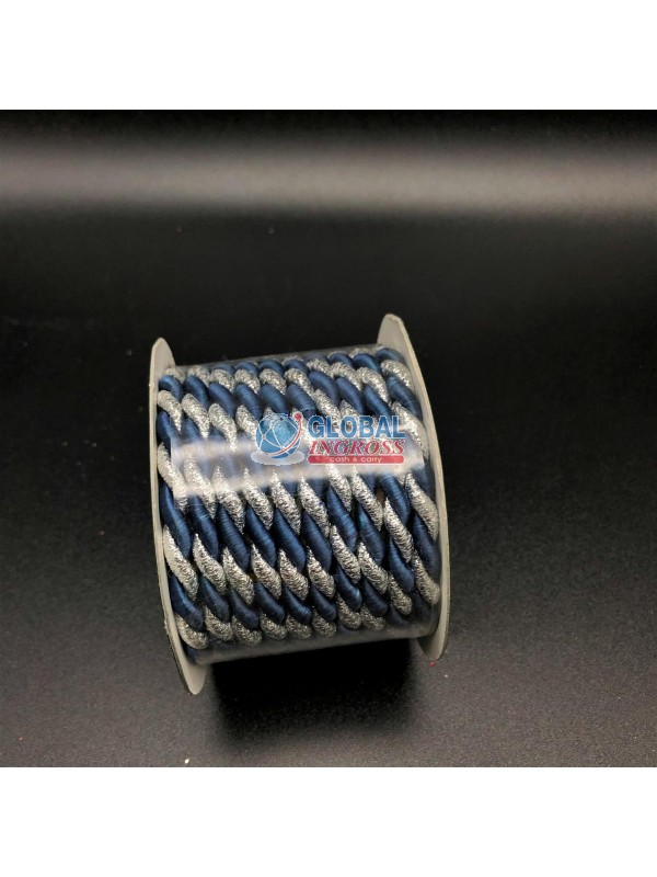NASTRO CORDONE BLU/ARGENTO