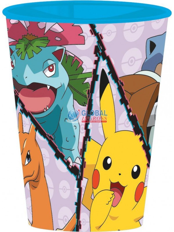 BICCHIERE PLASTICA POKEMON