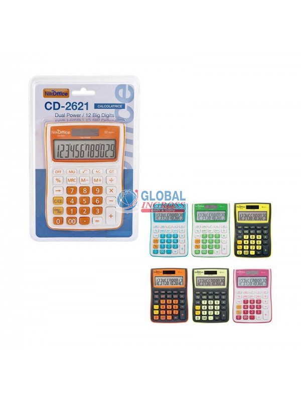 CALCOLATRICE CD-2621 BLISTER
