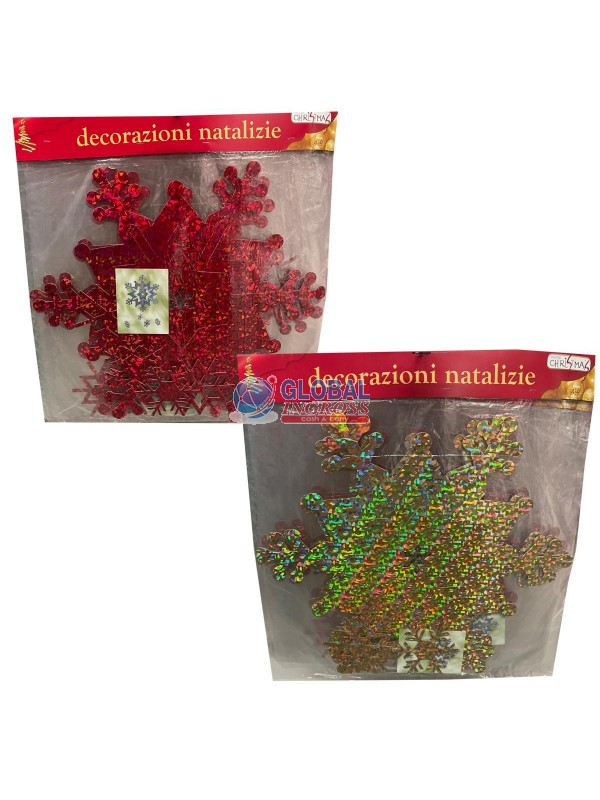 CARTONCINO DECORATO FIOCCO NEVE