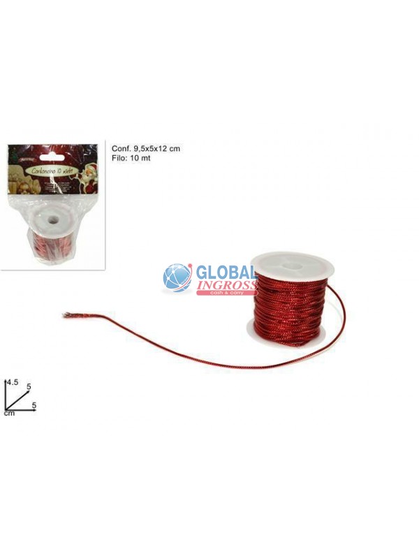 CORDONCINO ROSSO 10mt