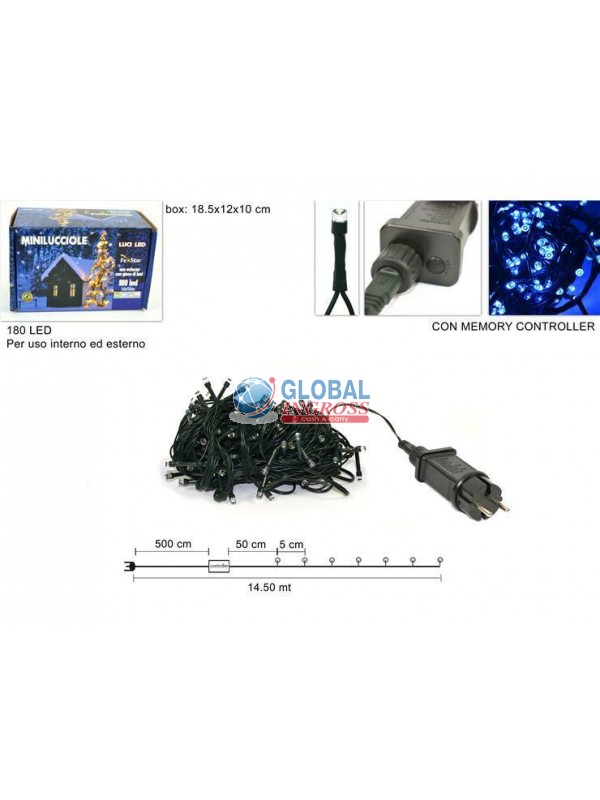 MINILED ESTERNO 180 BLU