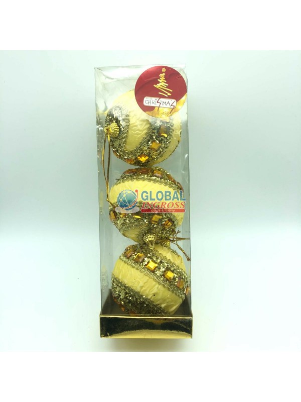 BOX 3 PALLE ORO C/APPL.8cm