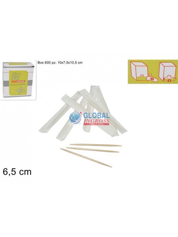 STUZZICADENTI IN BOX 600pz