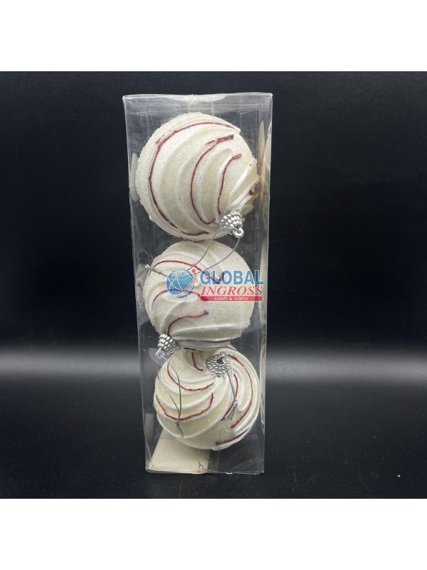BOX 3 PALLE BIANCO 8cm