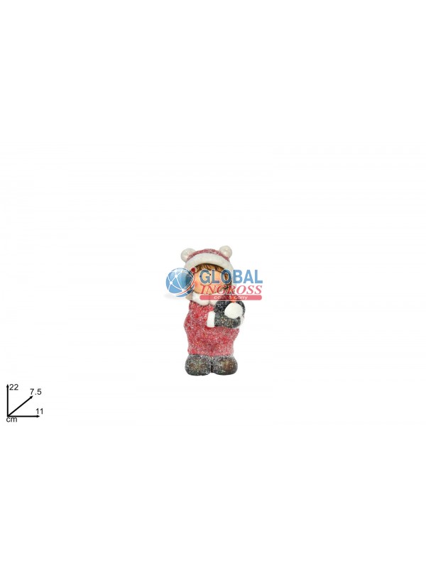 BAMBINA INNEVATA C/PINGUINO 22cm