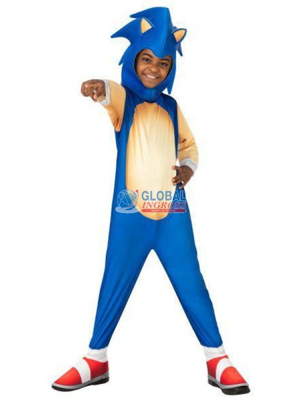 COSTUME SONIC THE HEDGEHOG CLASSIC tg.S 7-8anni