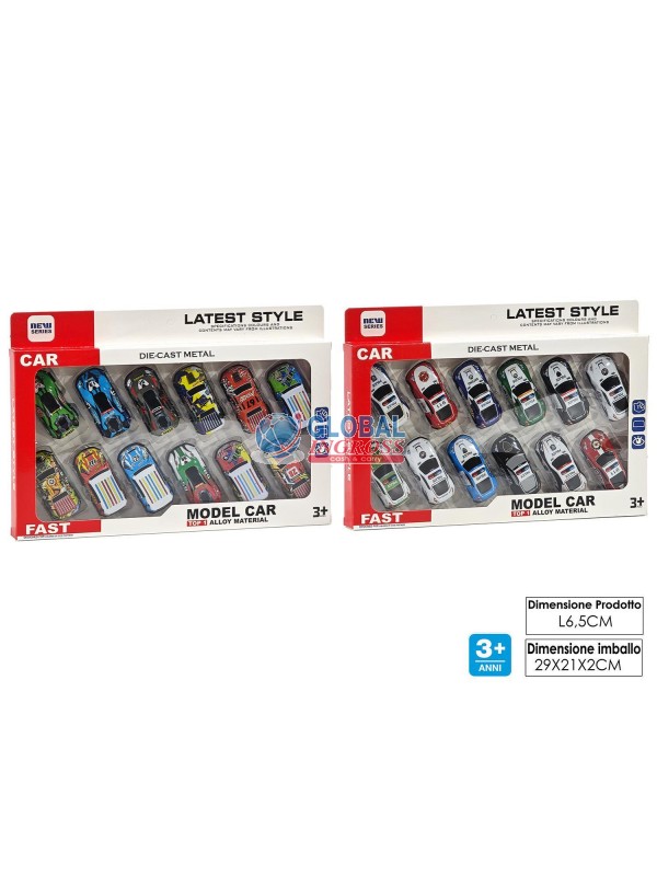 SET 12 AUTO DIE-CAST ASS.