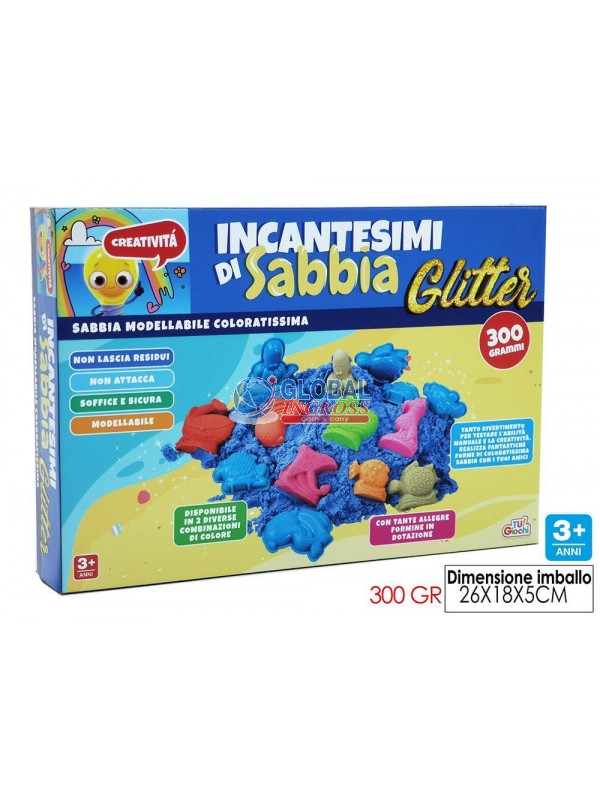 SABBIA MAGICA GLITTER 300gr