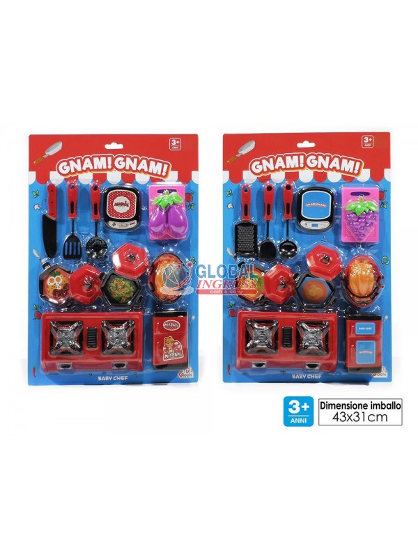 SET CUCINA BABY CHEF GNAM GNAM