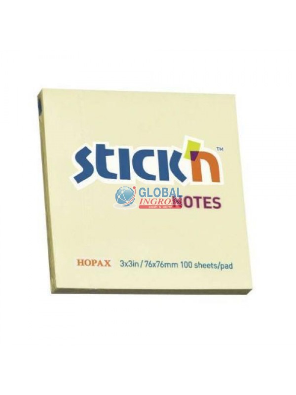 MEMO 76x76 GIALLO STICK'N