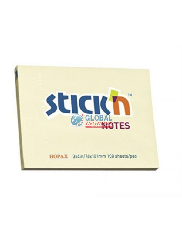 MEMO 76x102 GIALLO STICK'N