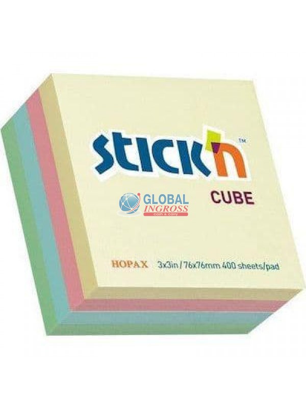 MEMO CUBO 76x76 PASTEL STICK'N