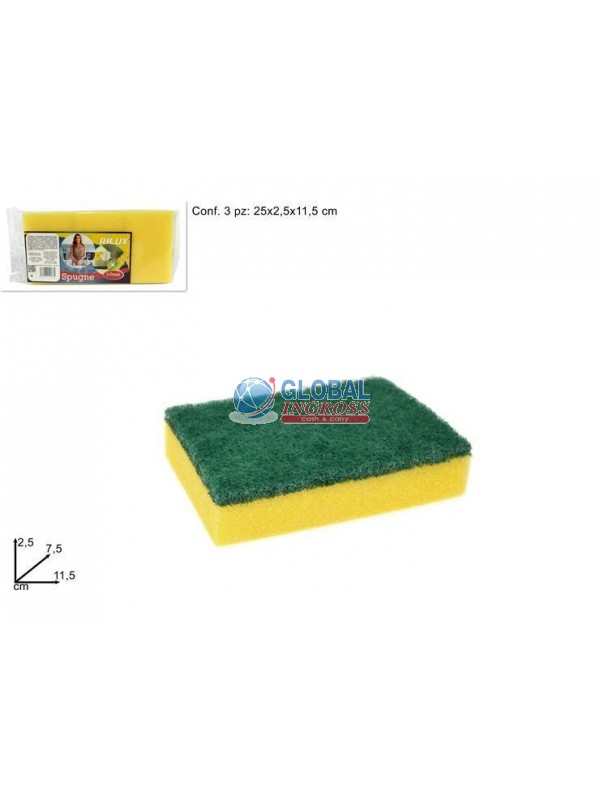SPUGNA CUCINA 3pz