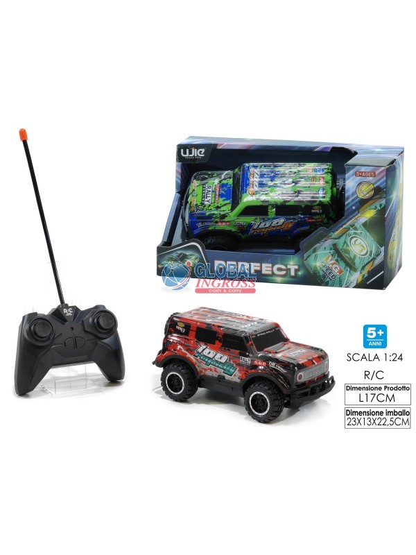 AUTO R/C CON LED 4 FUNZIONI