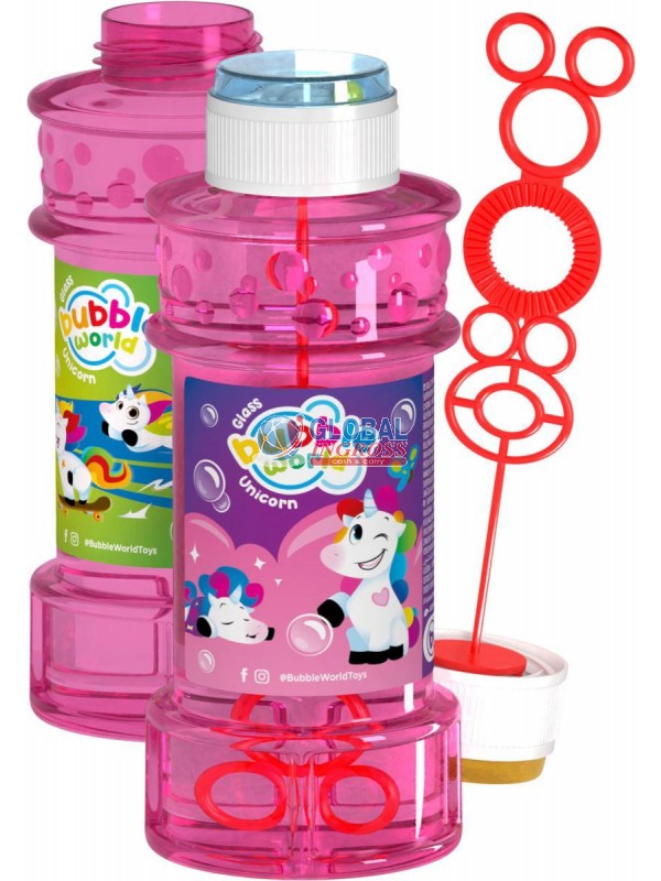 BOLLE SAPONE 300ml GLASS UNICORN