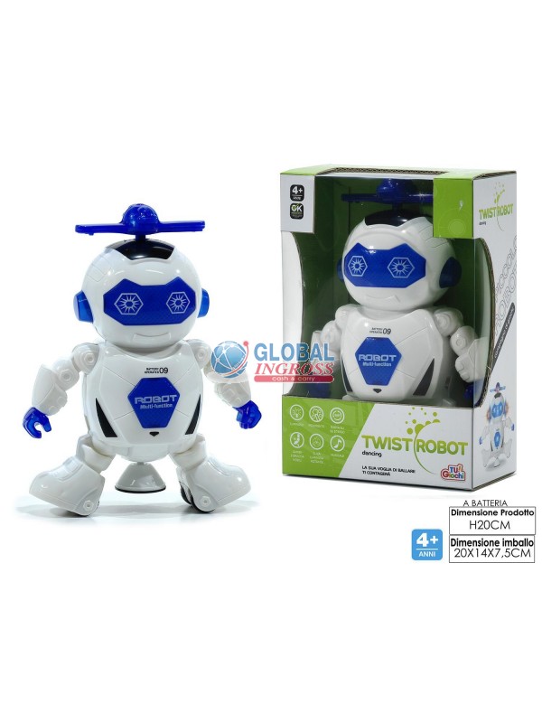 TWIST ROBOT LUCI SUONI E MOVIMENTO