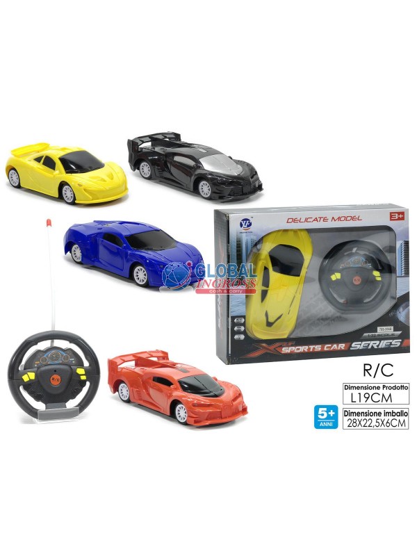 AUTO R/C 27MHZ ASS. C/VOLANTE