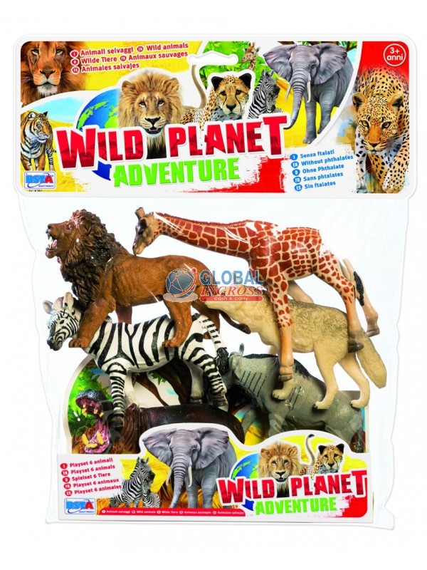 ANIMALI SELVAGGI 6pz INBUSTA