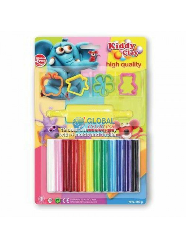 PLASTILINA KIDDY 180gr C/ACCESSORI