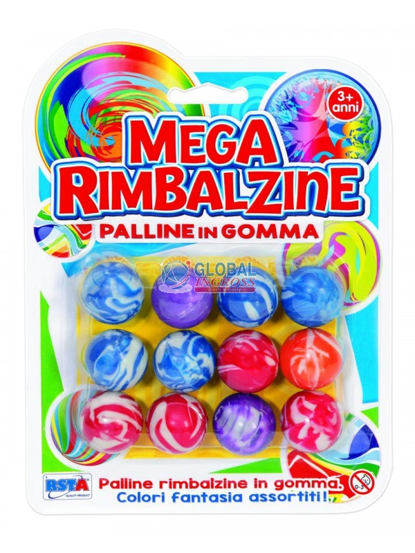 PALLINE RIMBALZINE 12pzIN BLISTER