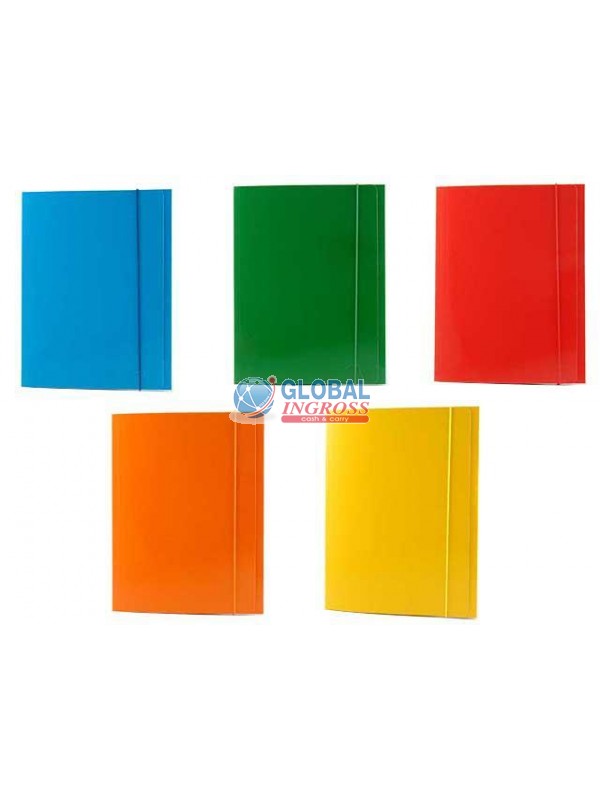 CARTELLA C/ELASTICO A4 COL.ASS.