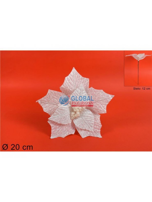 STELO FIORE NATALE BIANCO 20cm